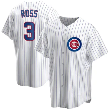 David Ross Men's Chicago Cubs Replica Home Jersey - White