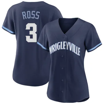 David Ross Women's Chicago Cubs Authentic 2021 City Connect Jersey - Navy