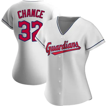 Dean Chance Women's Cleveland Guardians Authentic Home Jersey - White