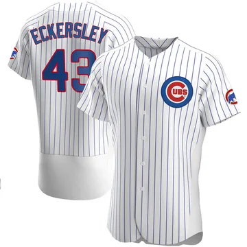 Dennis Eckersley Men's Chicago Cubs Authentic Home Jersey - White