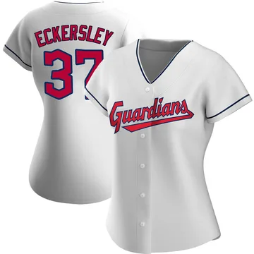 Dennis Eckersley Women's Cleveland Guardians Authentic Home Jersey - White