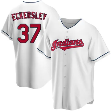 Dennis Eckersley Youth Cleveland Guardians Replica Home Jersey - White