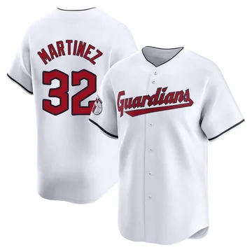 Dennis Martinez Men's Cleveland Guardians Limited Home Jersey - White