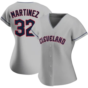 Dennis Martinez Women's Cleveland Guardians Authentic Road Jersey - Gray