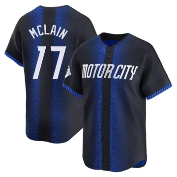 Denny McLain Men's Detroit Tigers Limited 2024 City Connect Jersey - Blue