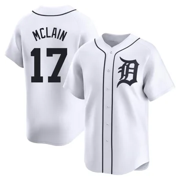 Denny McLain Men's Detroit Tigers Limited Home Jersey - White