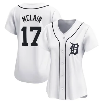 Denny McLain Women's Detroit Tigers Limited Home Jersey - White