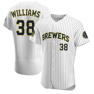 Devin Williams Men's Milwaukee Brewers Authentic Alternate Jersey - White