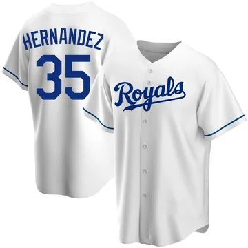 Diego Hernandez Youth Kansas City Royals Replica Home Jersey - White