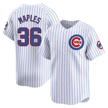 Dillon Maples Men's Chicago Cubs Limited Home Jersey - White