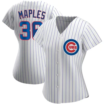 Dillon Maples Women's Chicago Cubs Authentic Home Jersey - White