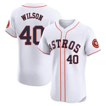 Don Wilson Men's Houston Astros Elite Home Jersey - White