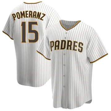 Drew Pomeranz Men's San Diego Padres Replica Home Jersey - White/Brown