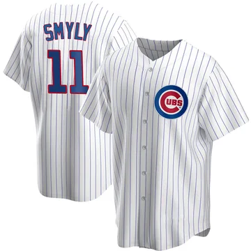 Drew Smyly Men's Chicago Cubs Replica Home Jersey - White