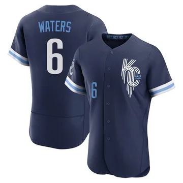 Drew Waters Men's Kansas City Royals Authentic 2022 City Connect Jersey - Navy