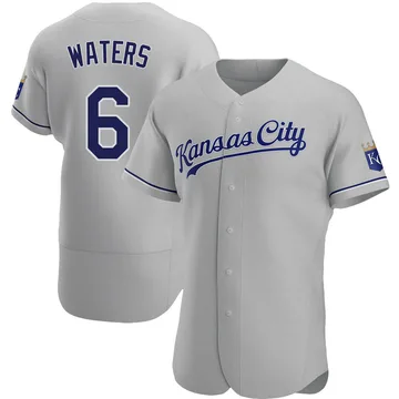 Drew Waters Men's Kansas City Royals Authentic Road Jersey - Gray