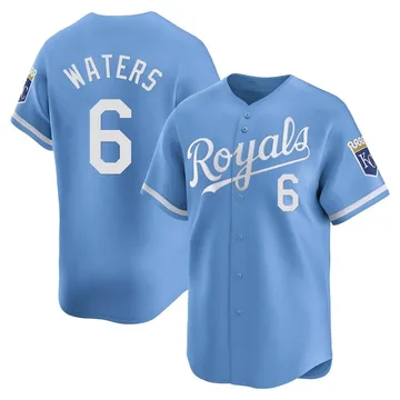 Drew Waters Men's Kansas City Royals Limited Alternate Jersey - Light Blue