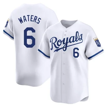 Drew Waters Men's Kansas City Royals Limited Home Jersey - White