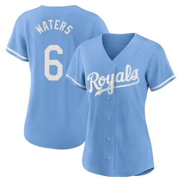 Drew Waters Women's Kansas City Royals Authentic 2022 Alternate Jersey - Light Blue