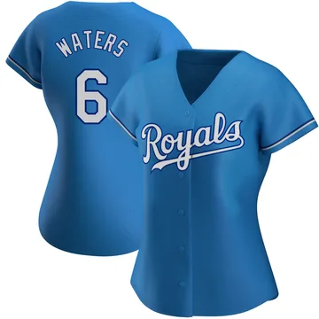 Drew Waters Women's Kansas City Royals Authentic Alternate Jersey - Light Blue