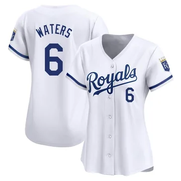 Drew Waters Women's Kansas City Royals Limited Home Jersey - White