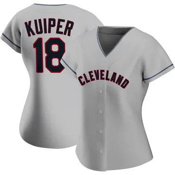 Duane Kuiper Women's Cleveland Guardians Authentic Road Jersey - Gray