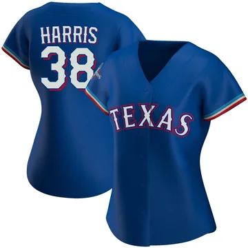 Dustin Harris Women's Texas Rangers Authentic Alternate 2023 World Series Champions Jersey - Royal