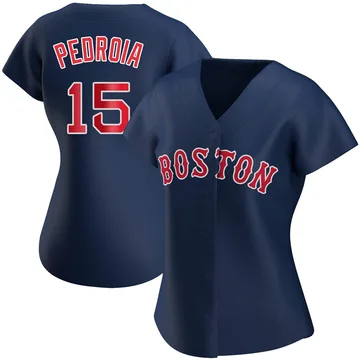 Dustin Pedroia Women's Boston Red Sox Authentic Alternate Jersey - Navy