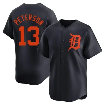 Dustin Peterson Men's Detroit Tigers Limited Alternate Jersey - Navy