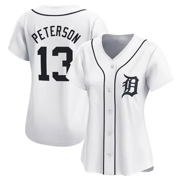 Dustin Peterson Women's Detroit Tigers Limited Home Jersey - White