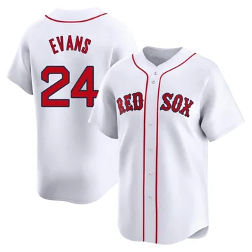 Dwight Evans Men's Boston Red Sox Limited Home Jersey - White