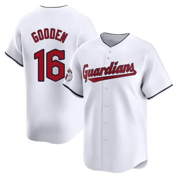 Dwight Gooden Men's Cleveland Guardians Limited Home Jersey - White