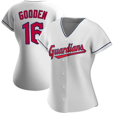 Dwight Gooden Women's Cleveland Guardians Authentic Home Jersey - White