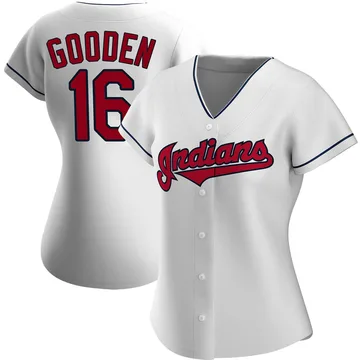 Dwight Gooden Women's Cleveland Guardians Authentic Home Jersey - White