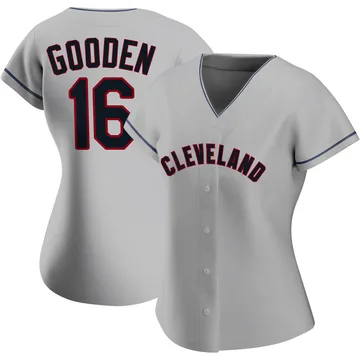 Dwight Gooden Women's Cleveland Guardians Authentic Road Jersey - Gray