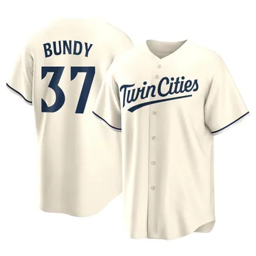 Dylan Bundy Youth Minnesota Twins Replica Alternate Jersey - Cream