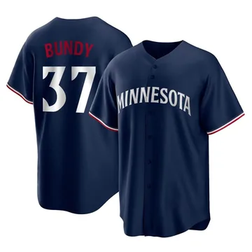 Dylan Bundy Youth Minnesota Twins Replica Alternate Jersey - Navy