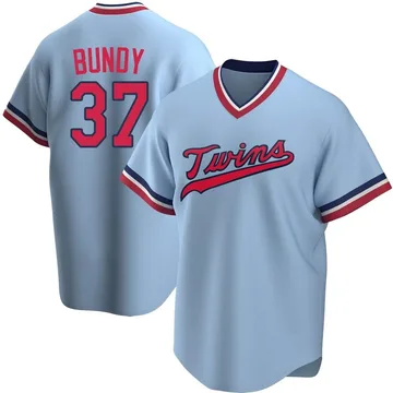 Dylan Bundy Youth Minnesota Twins Replica Road Cooperstown Collection Jersey - Light Blue