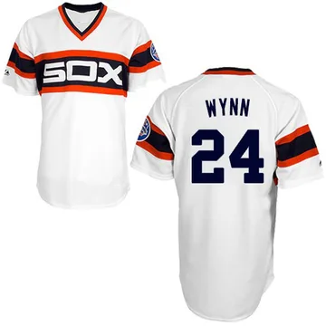 Early Wynn Men's Chicago White Sox Authentic 1983 Throwback Jersey - White