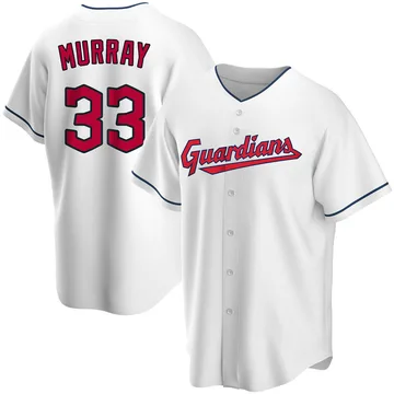 Eddie Murray Men's Cleveland Guardians Replica Home Jersey - White