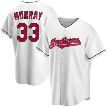 Eddie Murray Men's Cleveland Guardians Replica Home Jersey - White