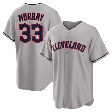 Eddie Murray Men's Cleveland Guardians Replica Road Jersey - Gray