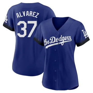 Eddy Alvarez Women's Los Angeles Dodgers Authentic 2021 City Connect Jersey - Royal