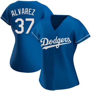 Eddy Alvarez Women's Los Angeles Dodgers Authentic Alternate Jersey - Royal