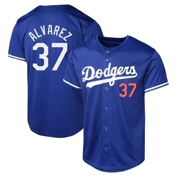 Eddy Alvarez Youth Los Angeles Dodgers Limited Alternate Jersey - Royal