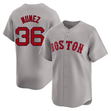 Eduardo Nunez Men's Boston Red Sox Limited Away Jersey - Gray