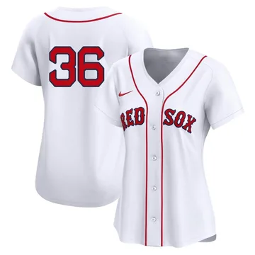 Eduardo Nunez Women's Boston Red Sox Limited 2nd Home Jersey - White