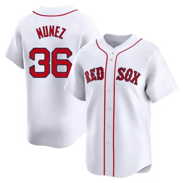 Eduardo Nunez Youth Boston Red Sox Limited Home Jersey - White