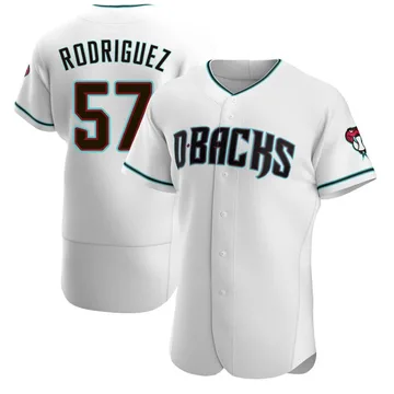 Eduardo Rodriguez Men's Arizona Diamondbacks Authentic Alternate Jersey - White/Teal