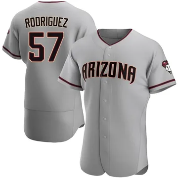 Eduardo Rodriguez Men's Arizona Diamondbacks Authentic Road Jersey - Gray